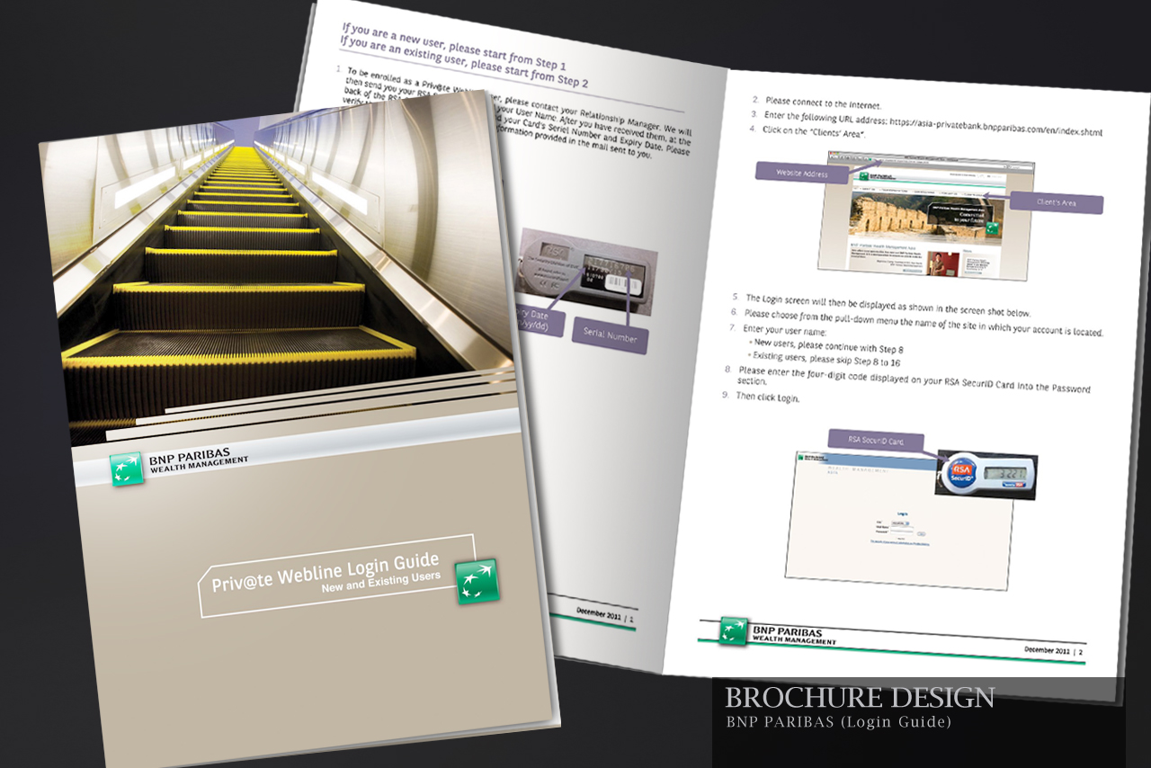 BNP Paribas — Brochure Design
